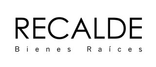 Logo de Recalde -Bienes Raíces-